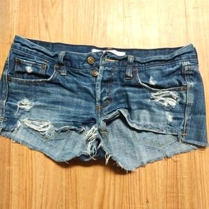 Distressed Denim Women Shorts